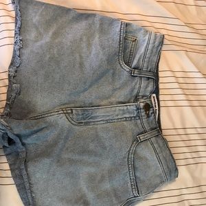 NWOT American Apparel High Waisted Fringe Shorts